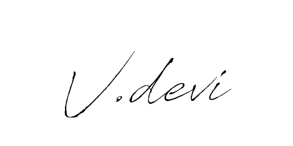 Once you've used our free online signature maker to create your best signature Antro_Vectra style, it's time to enjoy all of the benefits that V.devi name signing documents. V.devi signature style 6 images and pictures png