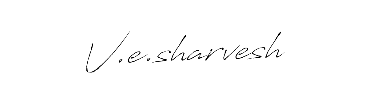 It looks lik you need a new signature style for name V.e.sharvesh. Design unique handwritten (Antro_Vectra) signature with our free signature maker in just a few clicks. V.e.sharvesh signature style 6 images and pictures png