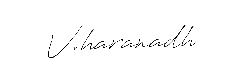 Similarly Antro_Vectra is the best handwritten signature design. Signature creator online .You can use it as an online autograph creator for name V.haranadh. V.haranadh signature style 6 images and pictures png