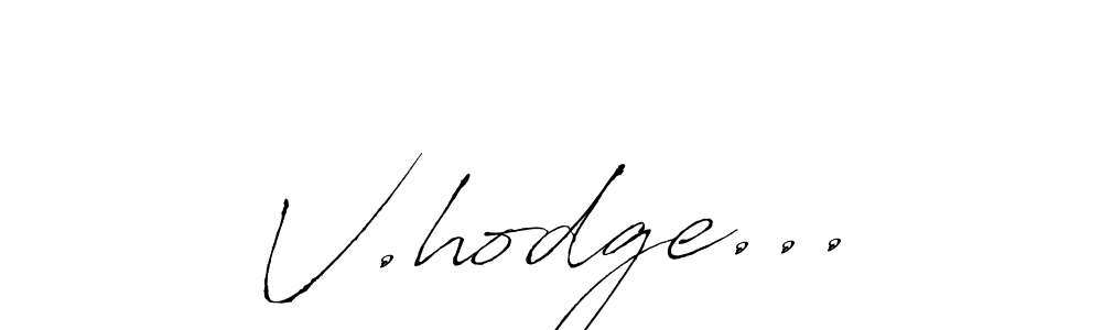 How to Draw V.hodge... signature style? Antro_Vectra is a latest design signature styles for name V.hodge.... V.hodge... signature style 6 images and pictures png