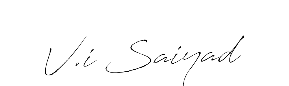 You should practise on your own different ways (Antro_Vectra) to write your name (V.i Saiyad) in signature. don't let someone else do it for you. V.i Saiyad signature style 6 images and pictures png