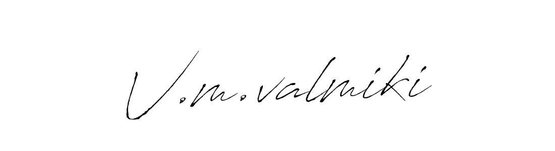 Once you've used our free online signature maker to create your best signature Antro_Vectra style, it's time to enjoy all of the benefits that V.m.valmiki name signing documents. V.m.valmiki signature style 6 images and pictures png