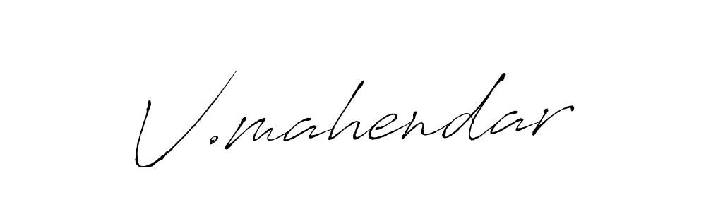 It looks lik you need a new signature style for name V.mahendar. Design unique handwritten (Antro_Vectra) signature with our free signature maker in just a few clicks. V.mahendar signature style 6 images and pictures png