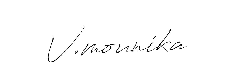 Here are the top 10 professional signature styles for the name V.mounika. These are the best autograph styles you can use for your name. V.mounika signature style 6 images and pictures png