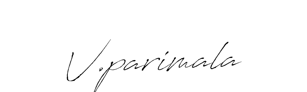 How to make V.parimala signature? Antro_Vectra is a professional autograph style. Create handwritten signature for V.parimala name. V.parimala signature style 6 images and pictures png