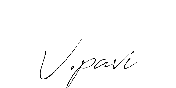 if you are searching for the best signature style for your name V.pavi. so please give up your signature search. here we have designed multiple signature styles  using Antro_Vectra. V.pavi signature style 6 images and pictures png