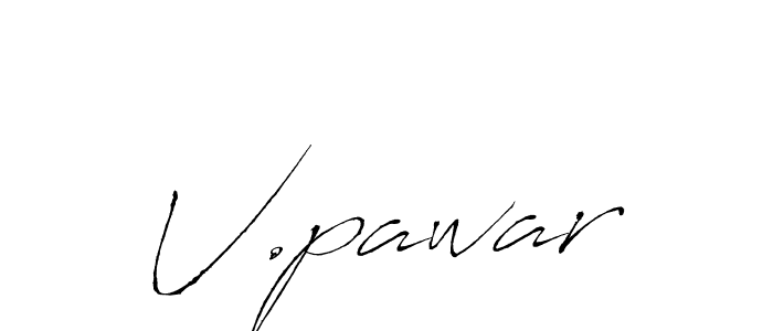 Antro_Vectra is a professional signature style that is perfect for those who want to add a touch of class to their signature. It is also a great choice for those who want to make their signature more unique. Get V.pawar name to fancy signature for free. V.pawar signature style 6 images and pictures png