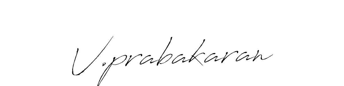 Use a signature maker to create a handwritten signature online. With this signature software, you can design (Antro_Vectra) your own signature for name V.prabakaran. V.prabakaran signature style 6 images and pictures png