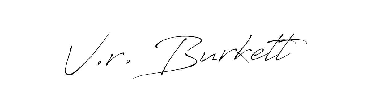 Similarly Antro_Vectra is the best handwritten signature design. Signature creator online .You can use it as an online autograph creator for name V.r. Burkett. V.r. Burkett signature style 6 images and pictures png