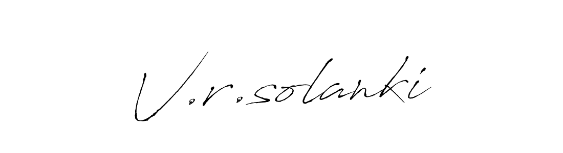 It looks lik you need a new signature style for name V.r.solanki. Design unique handwritten (Antro_Vectra) signature with our free signature maker in just a few clicks. V.r.solanki signature style 6 images and pictures png