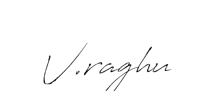 How to make V.raghu name signature. Use Antro_Vectra style for creating short signs online. This is the latest handwritten sign. V.raghu signature style 6 images and pictures png