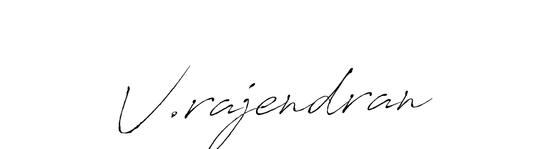 How to Draw V.rajendran signature style? Antro_Vectra is a latest design signature styles for name V.rajendran. V.rajendran signature style 6 images and pictures png