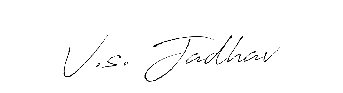 Best and Professional Signature Style for V.s. Jadhav. Antro_Vectra Best Signature Style Collection. V.s. Jadhav signature style 6 images and pictures png