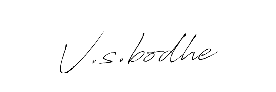 Use a signature maker to create a handwritten signature online. With this signature software, you can design (Antro_Vectra) your own signature for name V.s.bodhe. V.s.bodhe signature style 6 images and pictures png