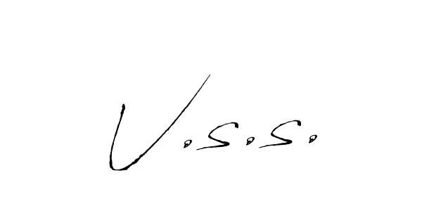 How to make V.s.s. name signature. Use Antro_Vectra style for creating short signs online. This is the latest handwritten sign. V.s.s. signature style 6 images and pictures png