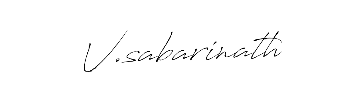How to Draw V.sabarinath signature style? Antro_Vectra is a latest design signature styles for name V.sabarinath. V.sabarinath signature style 6 images and pictures png