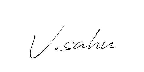 Best and Professional Signature Style for V.sahu. Antro_Vectra Best Signature Style Collection. V.sahu signature style 6 images and pictures png