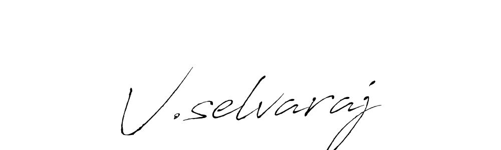 It looks lik you need a new signature style for name V.selvaraj. Design unique handwritten (Antro_Vectra) signature with our free signature maker in just a few clicks. V.selvaraj signature style 6 images and pictures png