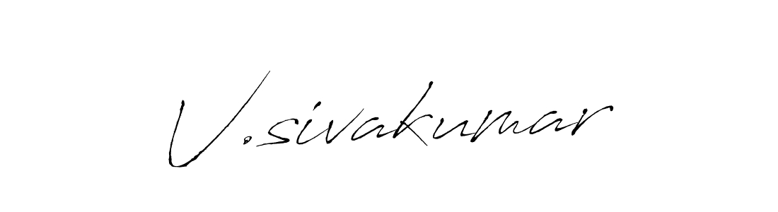 How to Draw V.sivakumar signature style? Antro_Vectra is a latest design signature styles for name V.sivakumar. V.sivakumar signature style 6 images and pictures png