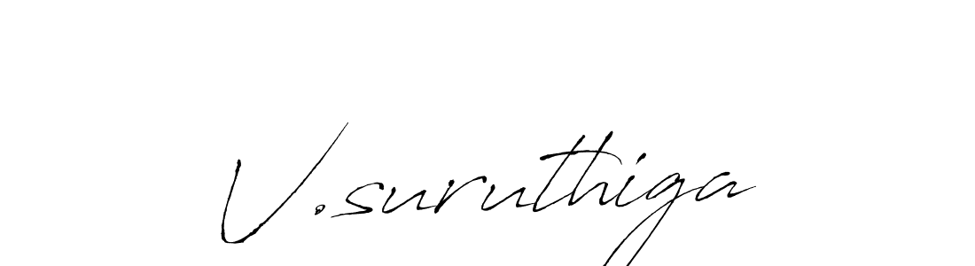 How to Draw V.suruthiga signature style? Antro_Vectra is a latest design signature styles for name V.suruthiga. V.suruthiga signature style 6 images and pictures png