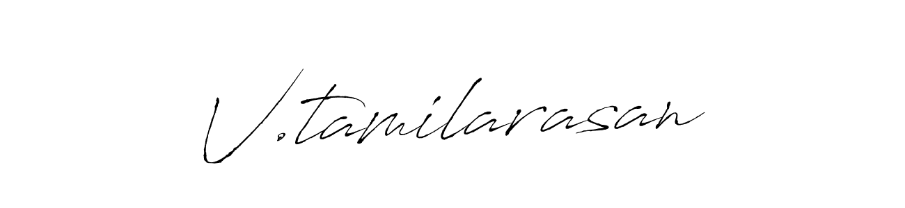 It looks lik you need a new signature style for name V.tamilarasan. Design unique handwritten (Antro_Vectra) signature with our free signature maker in just a few clicks. V.tamilarasan signature style 6 images and pictures png