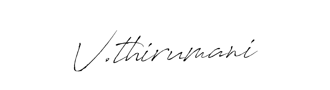 Similarly Antro_Vectra is the best handwritten signature design. Signature creator online .You can use it as an online autograph creator for name V.thirumani. V.thirumani signature style 6 images and pictures png