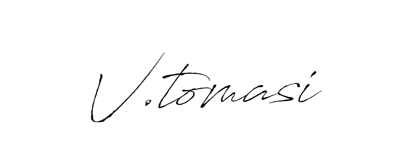Antro_Vectra is a professional signature style that is perfect for those who want to add a touch of class to their signature. It is also a great choice for those who want to make their signature more unique. Get V.tomasi name to fancy signature for free. V.tomasi signature style 6 images and pictures png