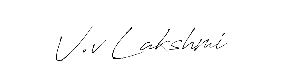if you are searching for the best signature style for your name V.v Lakshmi. so please give up your signature search. here we have designed multiple signature styles  using Antro_Vectra. V.v Lakshmi signature style 6 images and pictures png
