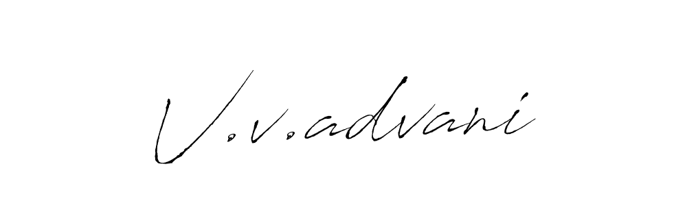 It looks lik you need a new signature style for name V.v.advani. Design unique handwritten (Antro_Vectra) signature with our free signature maker in just a few clicks. V.v.advani signature style 6 images and pictures png