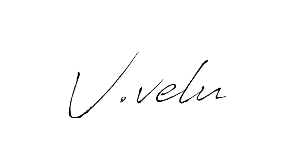This is the best signature style for the V.velu name. Also you like these signature font (Antro_Vectra). Mix name signature. V.velu signature style 6 images and pictures png