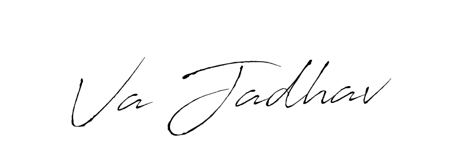 Similarly Antro_Vectra is the best handwritten signature design. Signature creator online .You can use it as an online autograph creator for name Va Jadhav. Va Jadhav signature style 6 images and pictures png