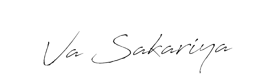 Also we have Va Sakariya name is the best signature style. Create professional handwritten signature collection using Antro_Vectra autograph style. Va Sakariya signature style 6 images and pictures png