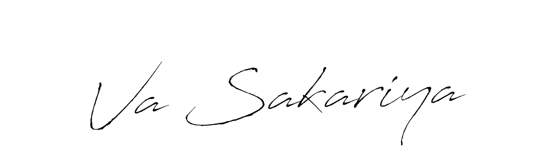 Also we have Va Sakariya name is the best signature style. Create professional handwritten signature collection using Antro_Vectra autograph style. Va Sakariya signature style 6 images and pictures png