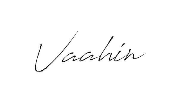 Vaahin stylish signature style. Best Handwritten Sign (Antro_Vectra) for my name. Handwritten Signature Collection Ideas for my name Vaahin. Vaahin signature style 6 images and pictures png