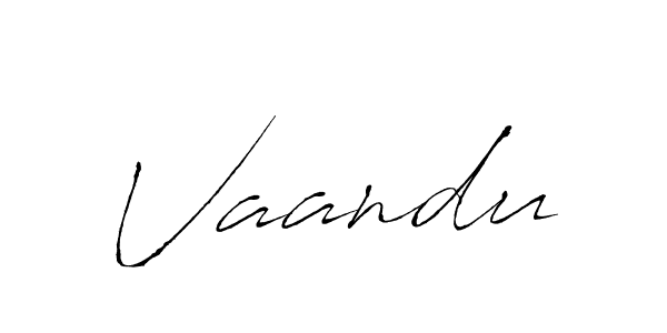 Create a beautiful signature design for name Vaandu. With this signature (Antro_Vectra) fonts, you can make a handwritten signature for free. Vaandu signature style 6 images and pictures png
