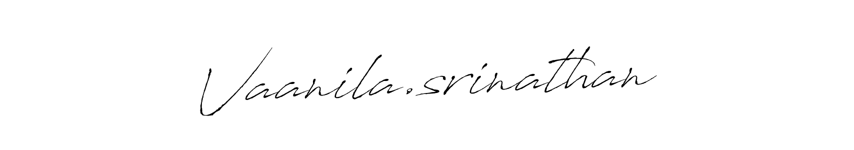 You can use this online signature creator to create a handwritten signature for the name Vaanila.srinathan. This is the best online autograph maker. Vaanila.srinathan signature style 6 images and pictures png