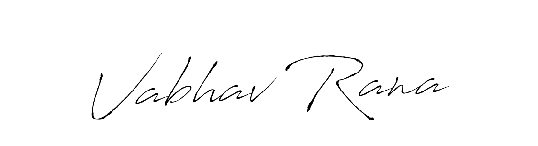 Also You can easily find your signature by using the search form. We will create Vabhav Rana name handwritten signature images for you free of cost using Antro_Vectra sign style. Vabhav Rana signature style 6 images and pictures png