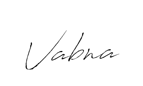 Create a beautiful signature design for name Vabna. With this signature (Antro_Vectra) fonts, you can make a handwritten signature for free. Vabna signature style 6 images and pictures png