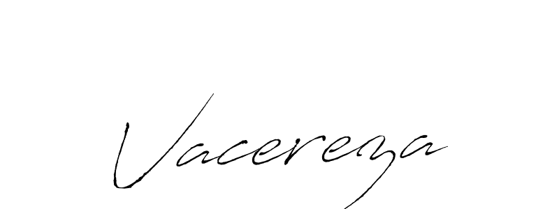 How to make Vacereza name signature. Use Antro_Vectra style for creating short signs online. This is the latest handwritten sign. Vacereza signature style 6 images and pictures png