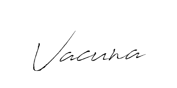 Also we have Vacuna name is the best signature style. Create professional handwritten signature collection using Antro_Vectra autograph style. Vacuna signature style 6 images and pictures png