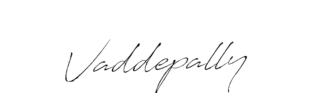 How to make Vaddepally signature? Antro_Vectra is a professional autograph style. Create handwritten signature for Vaddepally name. Vaddepally signature style 6 images and pictures png