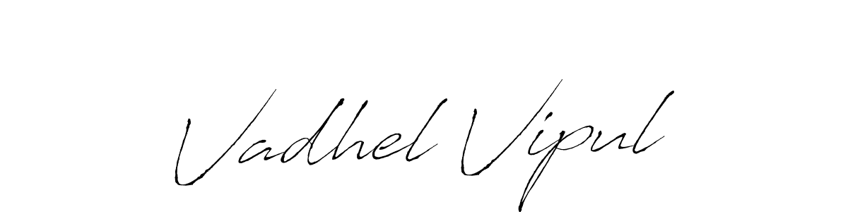 Make a beautiful signature design for name Vadhel Vipul. Use this online signature maker to create a handwritten signature for free. Vadhel Vipul signature style 6 images and pictures png