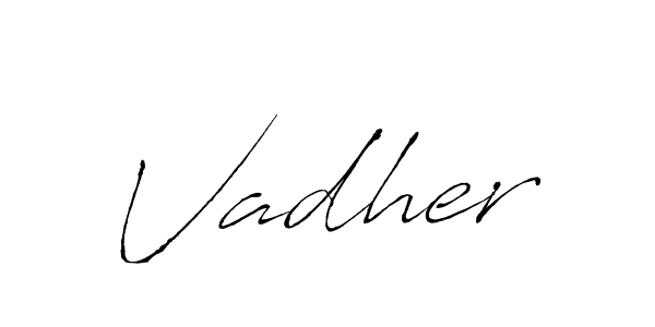 Once you've used our free online signature maker to create your best signature Antro_Vectra style, it's time to enjoy all of the benefits that Vadher name signing documents. Vadher signature style 6 images and pictures png