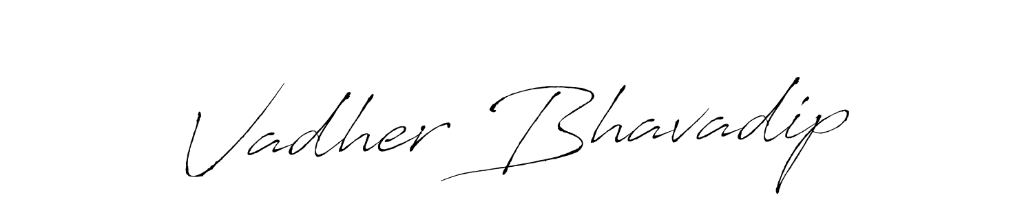 The best way (Antro_Vectra) to make a short signature is to pick only two or three words in your name. The name Vadher Bhavadip include a total of six letters. For converting this name. Vadher Bhavadip signature style 6 images and pictures png