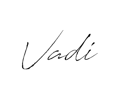 Make a beautiful signature design for name Vadi. Use this online signature maker to create a handwritten signature for free. Vadi signature style 6 images and pictures png