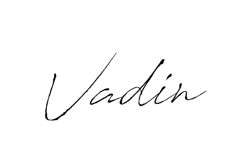 Make a beautiful signature design for name Vadin. With this signature (Antro_Vectra) style, you can create a handwritten signature for free. Vadin signature style 6 images and pictures png