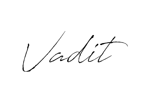 Create a beautiful signature design for name Vadit. With this signature (Antro_Vectra) fonts, you can make a handwritten signature for free. Vadit signature style 6 images and pictures png