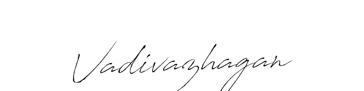 Create a beautiful signature design for name Vadivazhagan. With this signature (Antro_Vectra) fonts, you can make a handwritten signature for free. Vadivazhagan signature style 6 images and pictures png