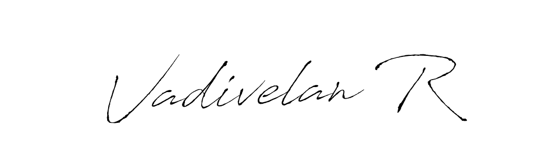 Best and Professional Signature Style for Vadivelan R. Antro_Vectra Best Signature Style Collection. Vadivelan R signature style 6 images and pictures png