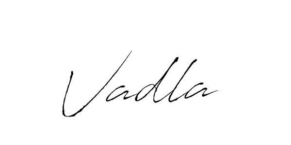 Use a signature maker to create a handwritten signature online. With this signature software, you can design (Antro_Vectra) your own signature for name Vadla . Vadla  signature style 6 images and pictures png